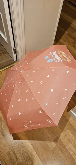 Paraguas Mr. Wonderful Naranja y Rosa