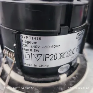 Foco empotrado LED redondo blanco