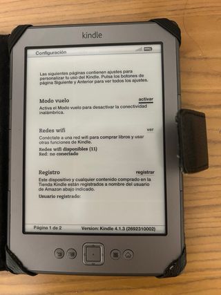 Amazon Kindle 4.1.3  negro