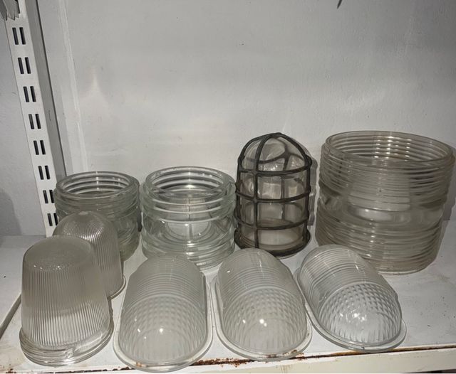 Cristales farol marítimo antiguo