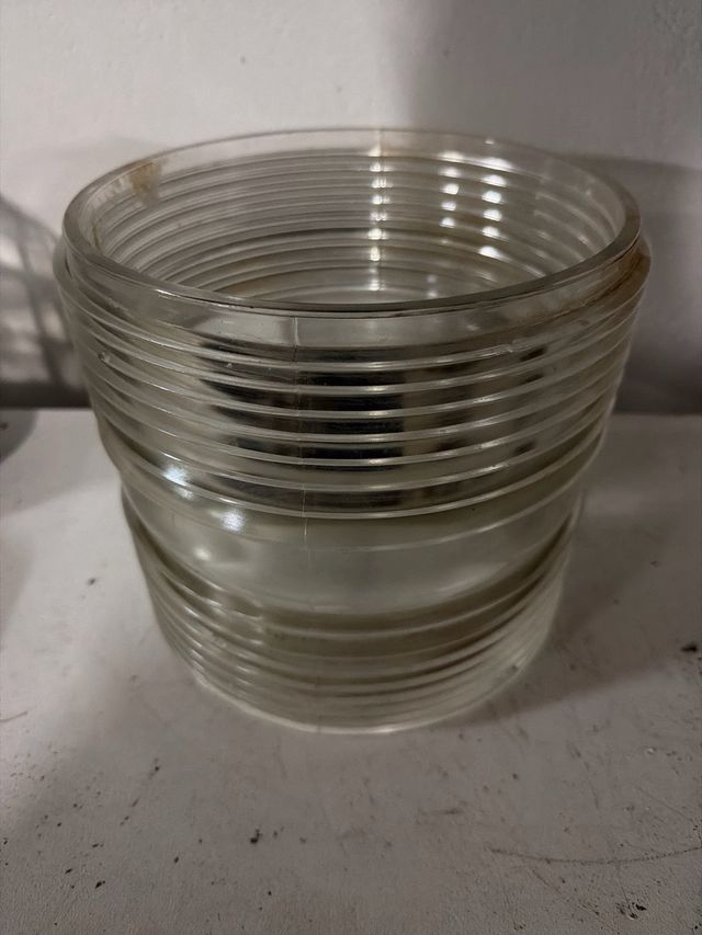 Cristales farol marítimo antiguo