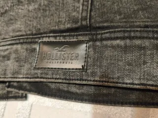 Cazadora vaquera Hollister forrada Talla L