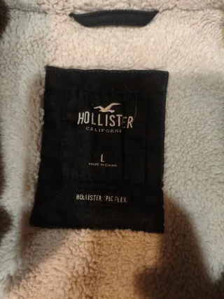 Cazadora vaquera Hollister forrada Talla L
