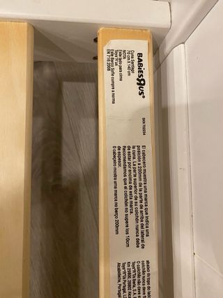 Cama infantil 70x140 con colchones