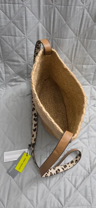 Bolso bombonera de Yute Parfois