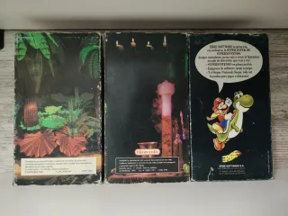 Lote 3 VHS Nintendo: Donkey Kong y Super Nintendo