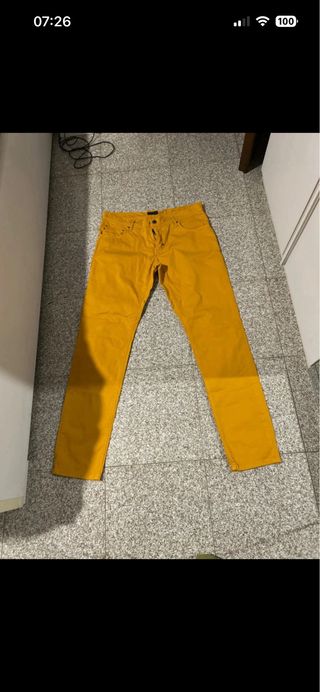 Antony Morato Pantalone Giallo Taglia 52/36