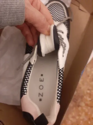 Snakers donna nero/argento