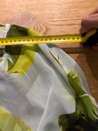 Camicetta donna fantasia foglie taglia 42