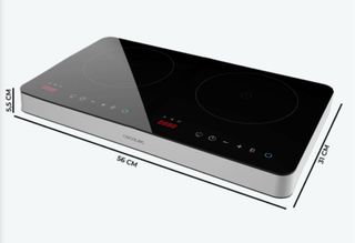 Placa Inducción Doble Cecotec Full Magma