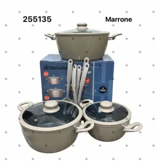 Set Casseruole DGBAVARIA Rame 11 Pezzi