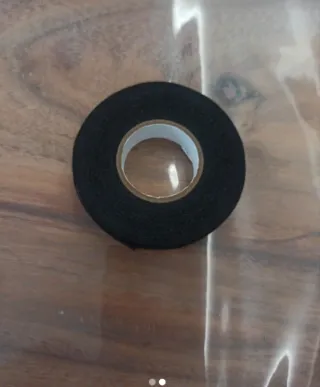 Rollo de cinta térmica negra