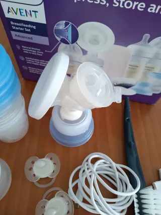 Set de lactancia y esterilizador Philips Avent