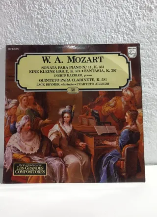 Mozart: Sonata Piano K.331, Quinteto Clarinete K.5
