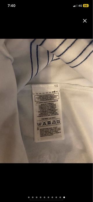 Camiseta Real Madrid Adidas Blanca