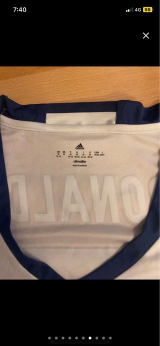 Camiseta Real Madrid Adidas Blanca