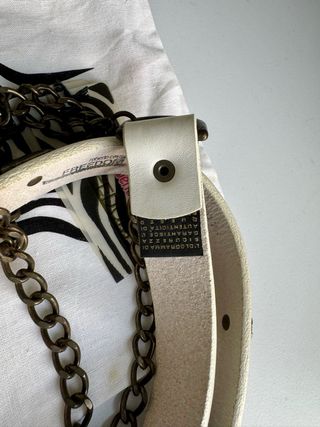 Cintura Roberto Cavalli con borchie e catene