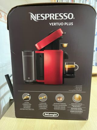 Cafetera Nespresso Vertuo Cherry Red