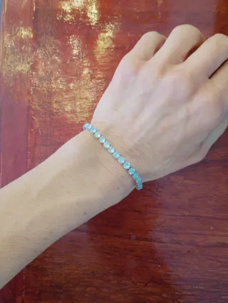 Bracciale tennis argento 925 zirconi