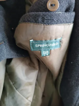 Abrigo de hombre negro