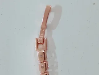 Bracciale tennis argento 925 rosa