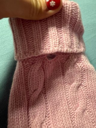 Maglione cane D.O.G. rosa