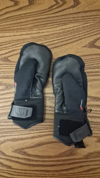 Guanti Leki Junior Race Fit Neri Gialli