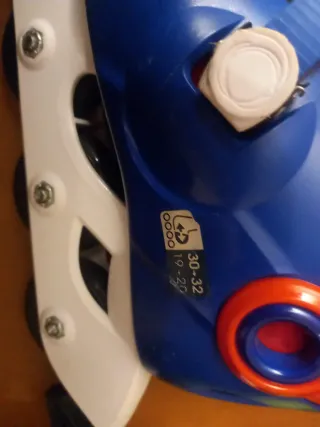 Patines Oxelo Talla 30-32 Azul/Rojo