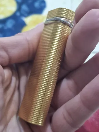 Lighter Cartier Paris Placcato Oro anello Trinity