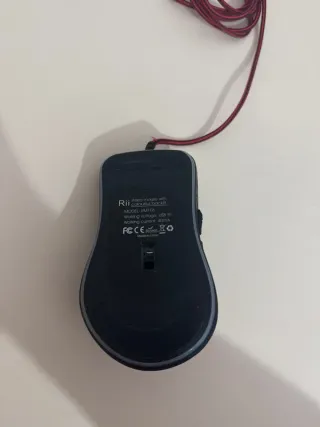 Ratón Rii USB Negro RGB