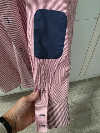 Camisa Di-Bye Rayas Rojas y Azules