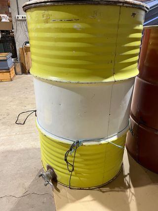 Bidón miel con grifo inox