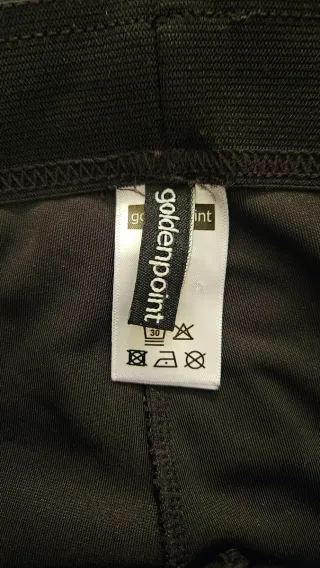 Set 2 Leggings Velluto e Strass Goldenpoint