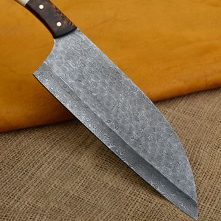 Coltello Chef Acciaio Damasco Forgiato