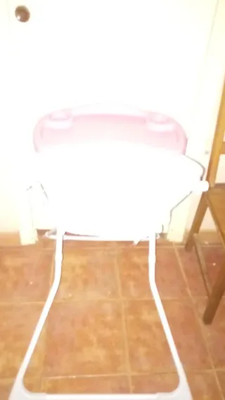 Trona bebé real y muñeca vintage rosa opcional