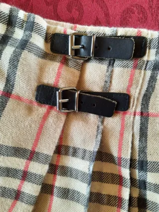 Gonna portafoglio vintage a quadri