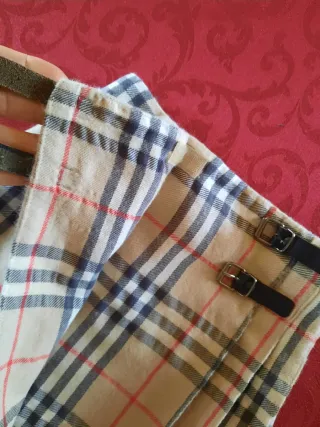 Gonna portafoglio vintage a quadri