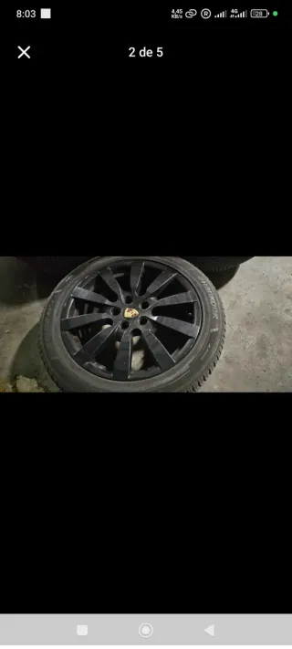 Llantas Porsche Negras