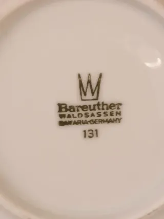 Servizio 6 tazze caffè porcellana oro.