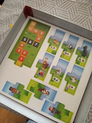 Juego de mesa Minecraft heroes of village