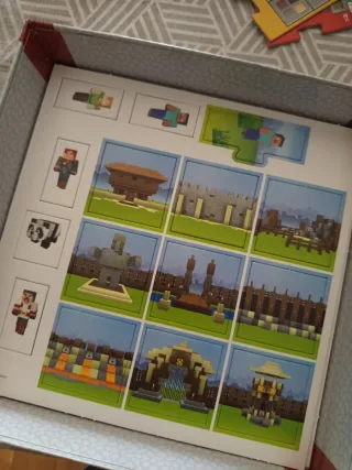 Juego de mesa Minecraft heroes of village