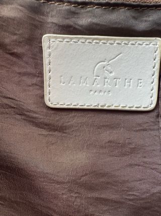 Bolso Lamarthe Paris Blanco y Azul