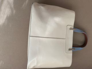 Bolso Lamarthe Paris Blanco y Azul