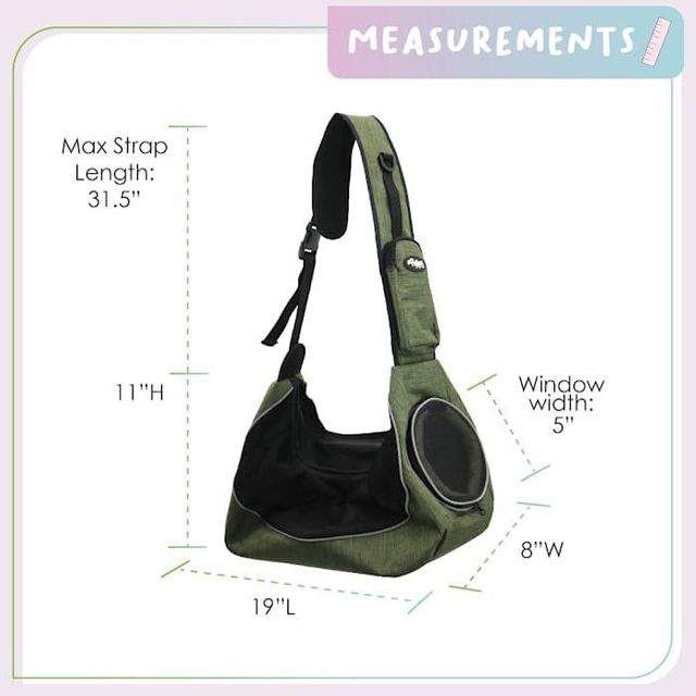 Trasportino Petique per Animali - Verde Oliva