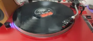 Tocadiscos Lauson Rojo USB/CARD