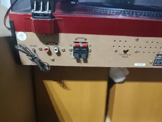 Tocadiscos Lauson Rojo USB/CARD