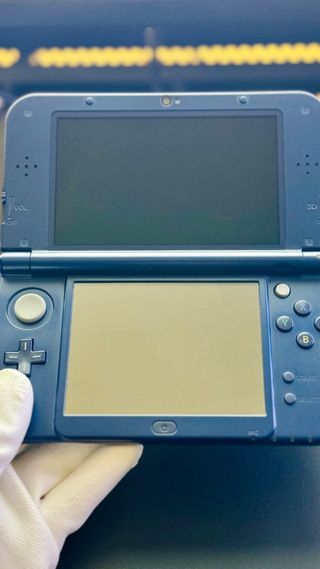 DOPPIO IPS New Nintendo 3ds XL Blu con giochi