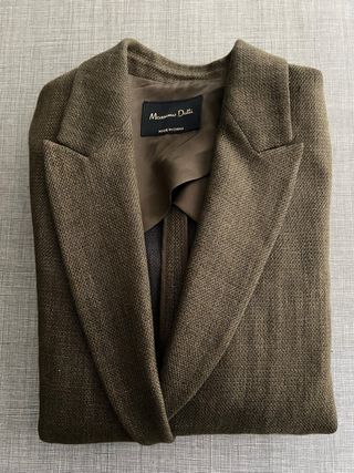 Americana Massimo Dutti Marrón