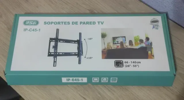 Suporte de TV Fixo Inclinável 26-55'' Novo