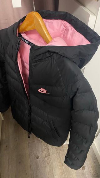 Chaqueta Niña Nike Negra Rosa